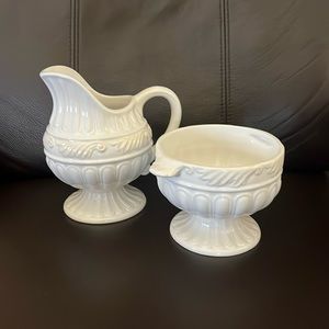 Lenox Butlers Pantry creamer and sugar bowl (no lid). No chips or cracks.